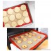 2 Piece Silicone Baking Mat SiFREE silicone baking sheet cooking mat for Macaron Pastry Cookie Bread - B079LHMWFN